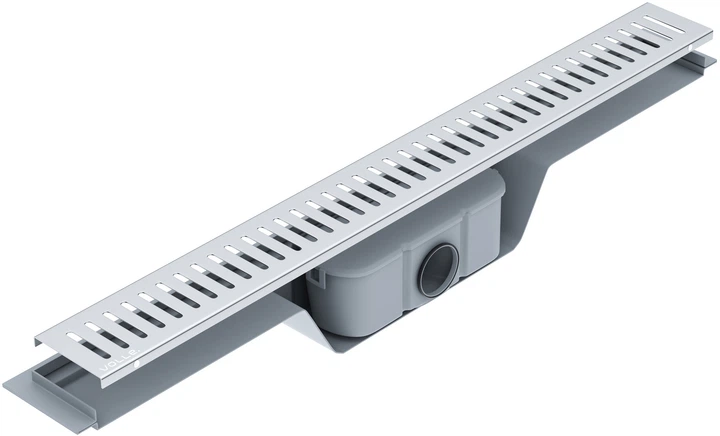 Трап горизонтальный VOLLE 90-22-604 600 мм c решеткой \"линия\" – фото ...