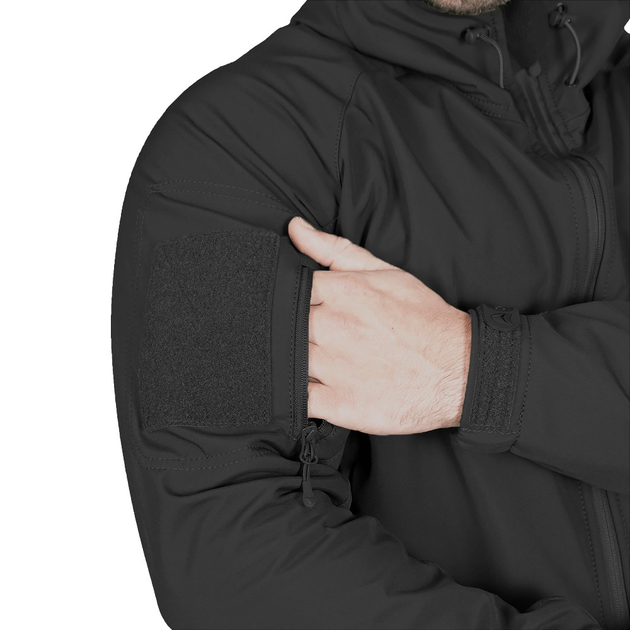 Тактическая куртка Camotec CM Stalker SoftShell Черная XL - изображение 2