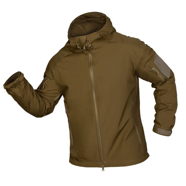 Тактична куртка Camotec CM Stalker SoftShell Койот S - зображення 1