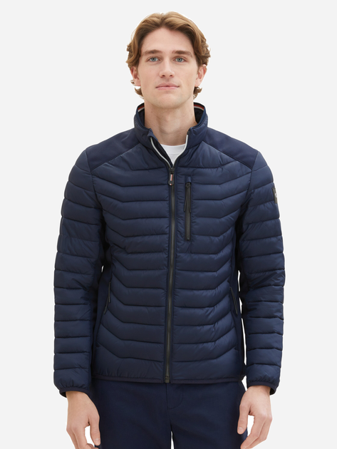 Куртка демисезонная мужская Tom Tailor 1036075 S Синяя (4066887781193 ...