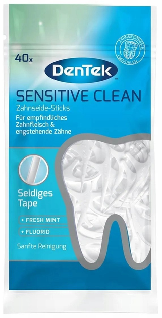 Niciowykałaczki DenTek Sensitive Clean 36 (47701130100) - obraz 1