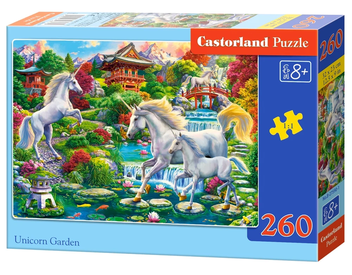 Пазл Castorland, Сад єдинорогів, 260 деталей (B-27590) - зображення 2