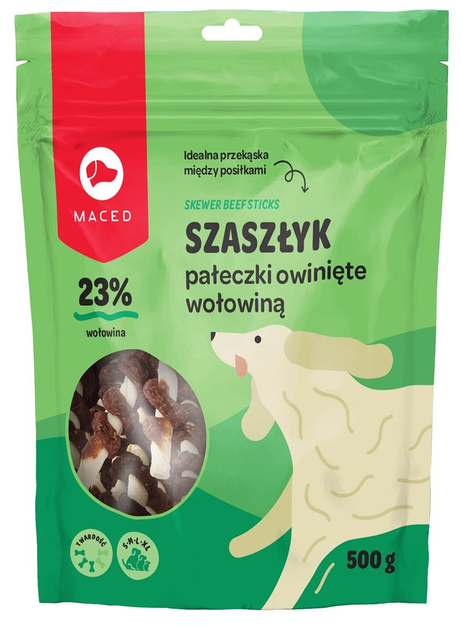 Przysmak dla psa Maced paluszki wołowo-wieprzowe 500 g (5907489317276) - obraz 1