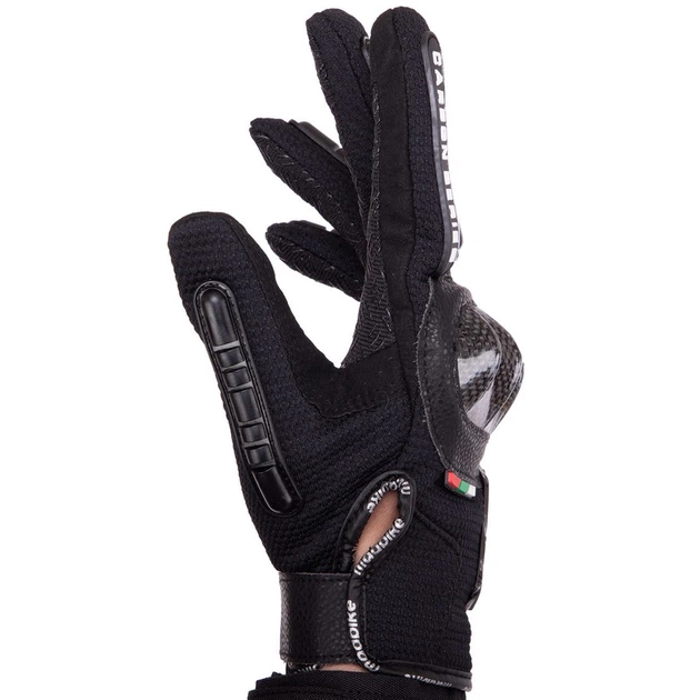 Мотоперчатки MADBIKE MAD-06 XL черный - изображение 2