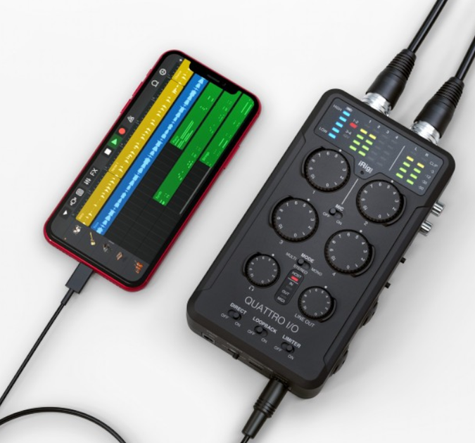 Аудиоинтерфейс IK Multimedia iRig Pro Quattro I/O Deluxe - Фото 9 Аудиоинтерфейс IK Multimedia iRig Pro Quattro I/O Deluxe - изображение 9
