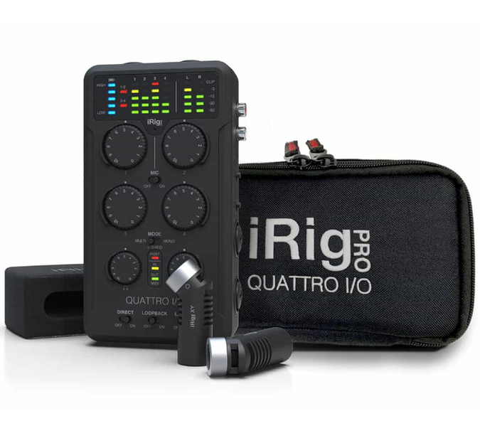 Аудиоинтерфейс IK Multimedia iRig Pro Quattro I/O Deluxe - Фото 1 Аудиоинтерфейс IK Multimedia iRig Pro Quattro I/O Deluxe - изображение 1