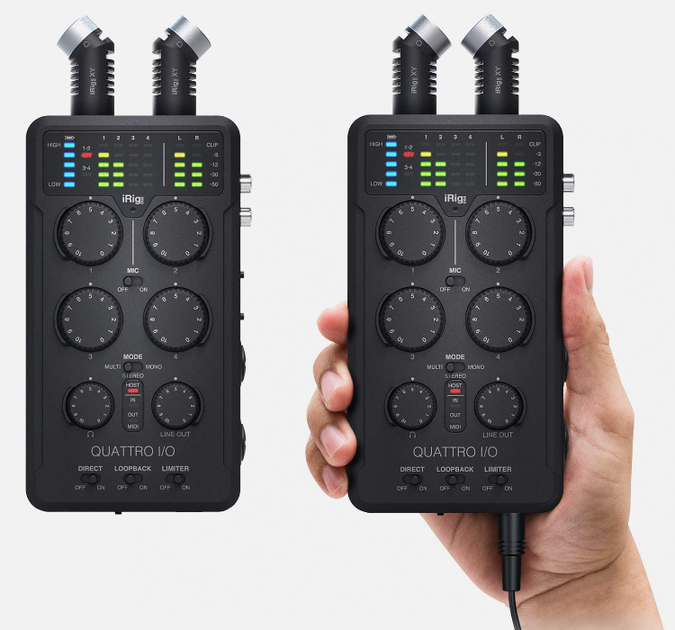 Аудиоинтерфейс IK Multimedia iRig Pro Quattro I/O Deluxe - Фото 2 Аудиоинтерфейс IK Multimedia iRig Pro Quattro I/O Deluxe - изображение 2