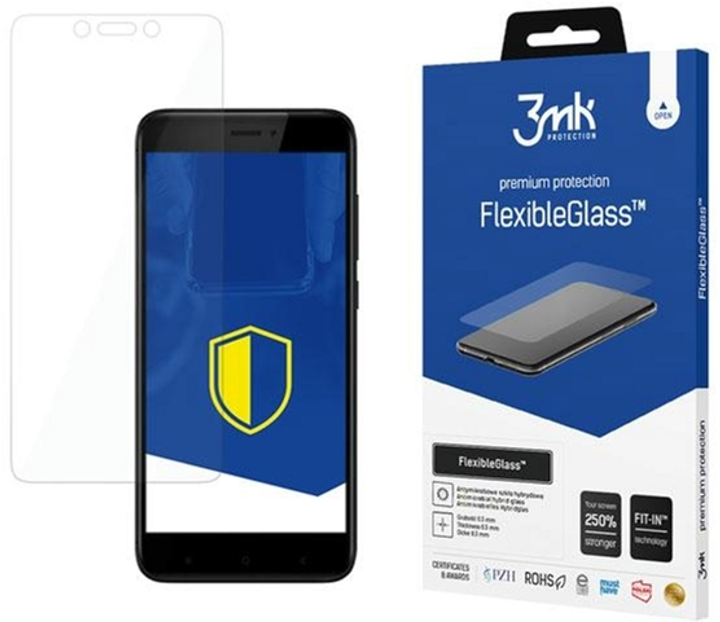 Szkło hybrydowe 3MK FlexibleGlass do Xiaomi Redmi 4X Global (5901571197562) - obraz 1