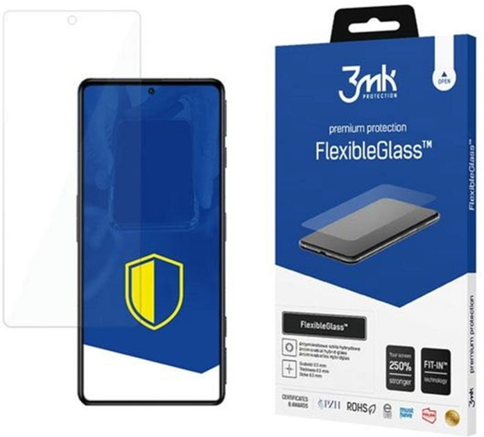 Захисне скло 3MK FlexibleGlass для Xiaomi Redmi K50 (5903108466752) - зображення 1