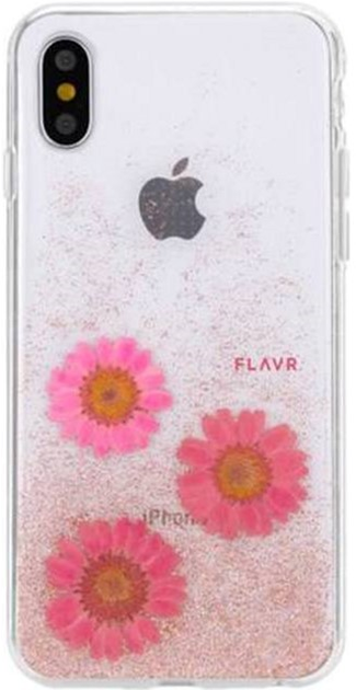 Панель Flavr Real Flower Gloria для Apple iPhone X Прозорий (4029948070322) - зображення 1