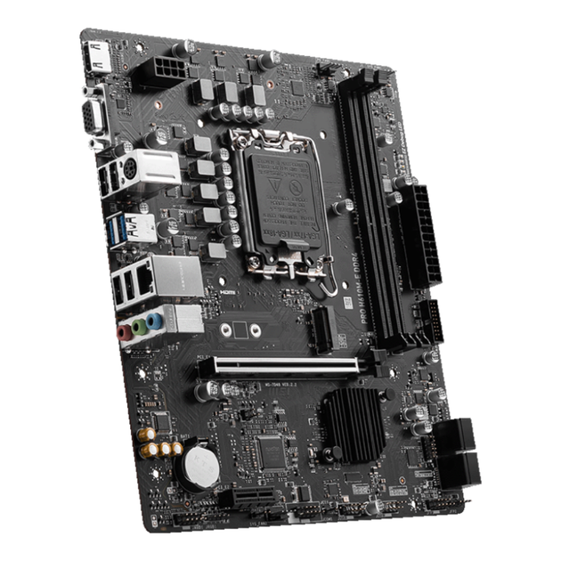 Материнская плата MSI PRO H610M-E DDR4 Socket 1700/Intel/MicroATX/1хHDMI/VGA - изображение 2