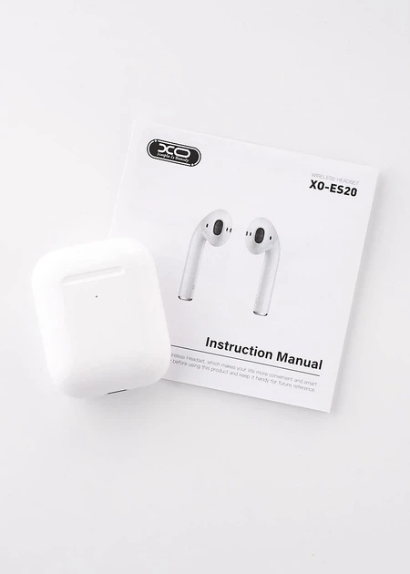 Наушники bluetooth беспроводные XO (ES20) Белый - Фото 7 Наушники bluetooth беспроводные XO (ES20) Белый - изображение 7
