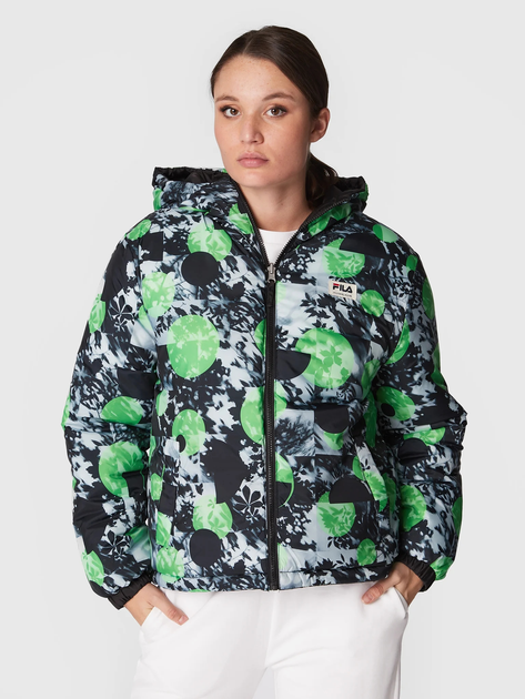 Куртка зимова жіноча Fila Titisee Reversible Oversized Puff Jacket FAW0243-80001 S Чорна (4064556333360) - зображення 2