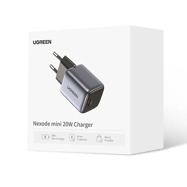 Мережевий зарядний пристрій UGREEN CD318 Nexode mini 20W Charger EU (UGR-90664) (UGR-90664) - зображення 2