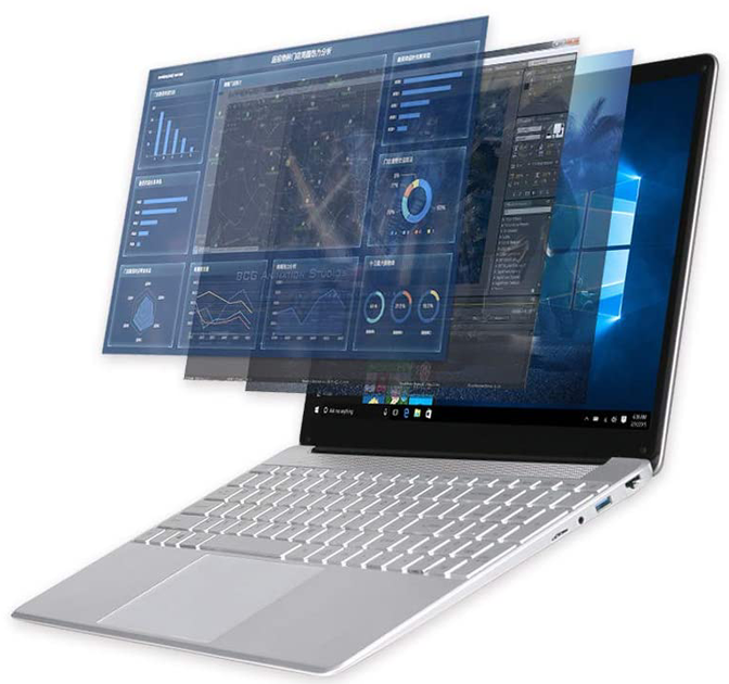 Ноутбук 15.6" KUU A8S Intel Celeron J3455 RAM 6GB SSD 256GB Windows 11 (UKR) Б/В - изображение 3