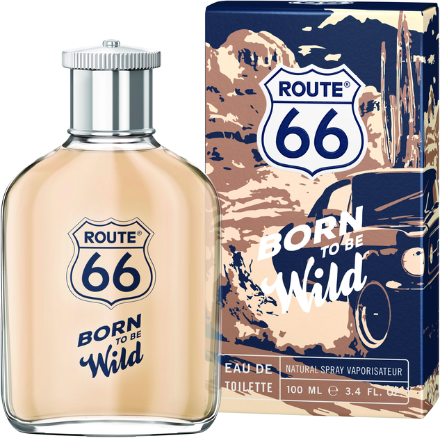 Туалетна вода для чоловіків Route 66 Born To Be Wild Wida 100 мл (4011700932092) - зображення 1