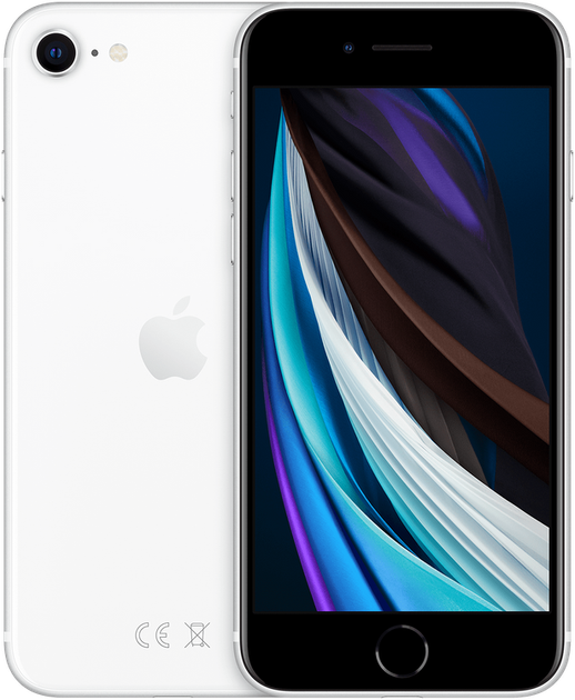 Мобільний телефон Apple iPhone SE 64 GB 2020 White Slim Box (MHGQ3) Офіційна гарантія - зображення 1