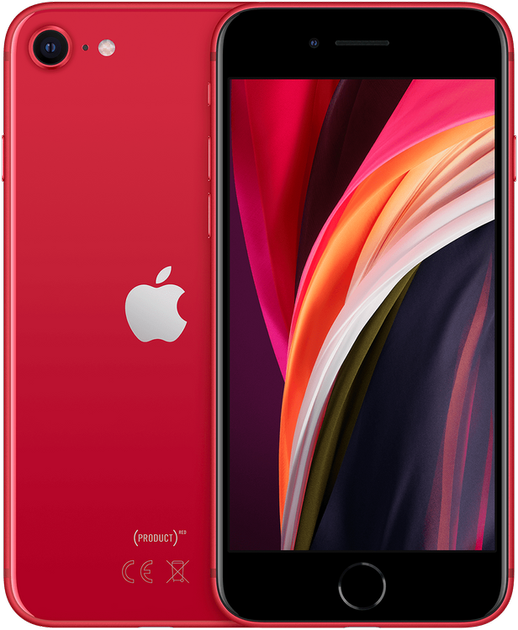 Мобільний телефон Apple iPhone SE 64 GB 2020 (PRODUCT) Red Slim Box (MHGR3) Офіційна гарантія - зображення 1