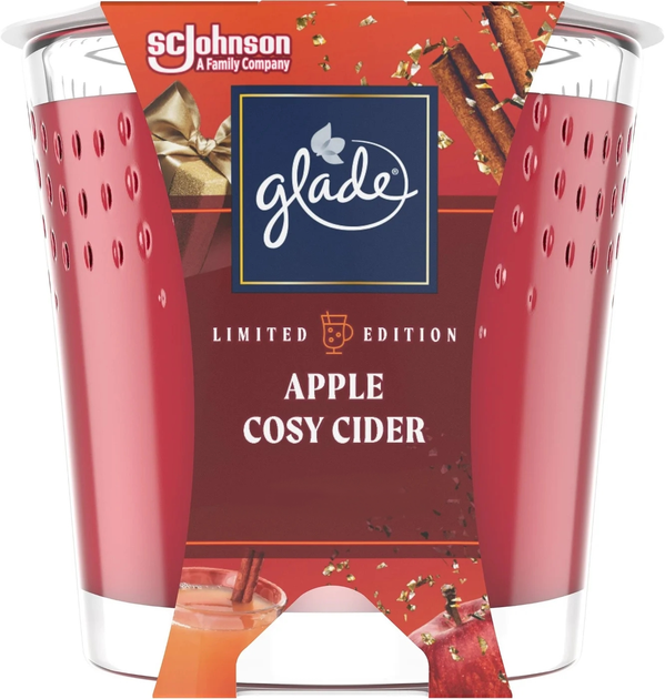 Świeca zapachowa Glade Apple Cosy Cider 129 g (5000204273960) - obraz 1