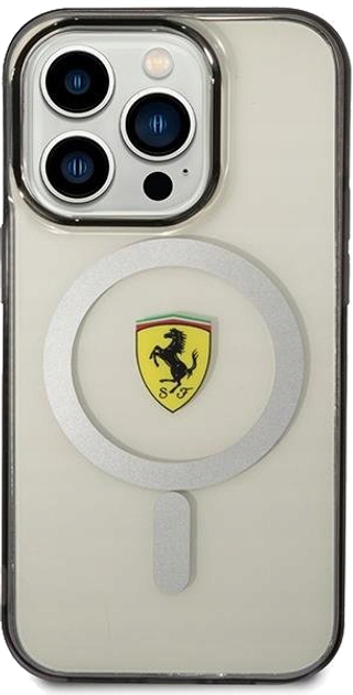 Панель Ferrari Outline Magsafe do Apple iPhone 14 Pro Прозорий (3666339121150) - зображення 1