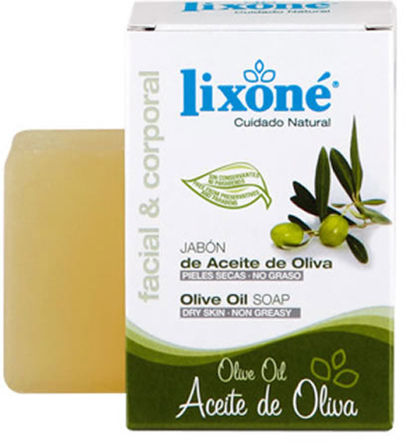 Mydło Lixone Olive Oil Soap Dry Skin Non Greasy 125 g (8411905008800) - obraz 1