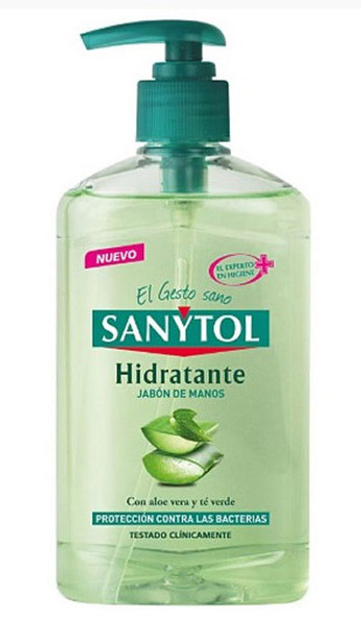 Mydło w płynie Sanytol Moisturizing Hand Soap 250 ml (8411135005037) - obraz 1
