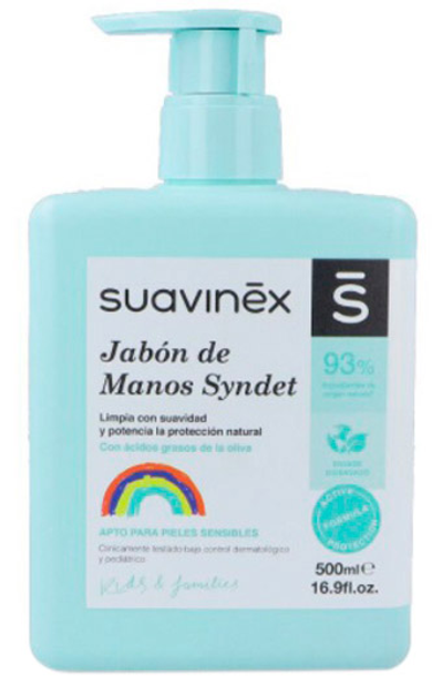 Mydło Suavinex Syndet Hand Soap 500 ml (8426420075275) - obraz 1