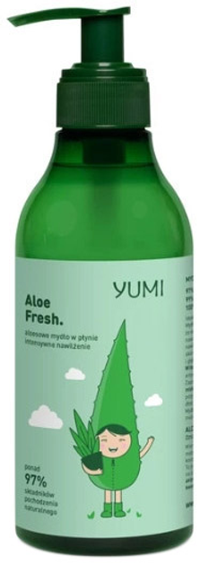 Mydło Yumi Aloe Fresh liquid Soap 300 ml (5902693162650) - obraz 1