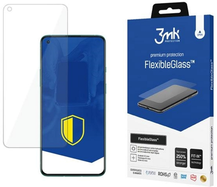 Szkło hybrydowe 3MK FlexibleGlass dla OnePlus 8T 5G (5903108409612) - obraz 1