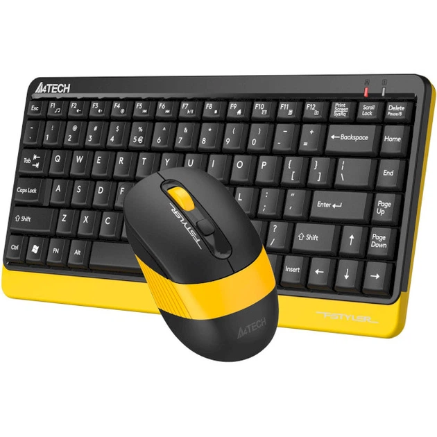 Комплект бездротовий A4Tech Fstyler FG1110 Bumblebee (4711421987752) - изображение 3
