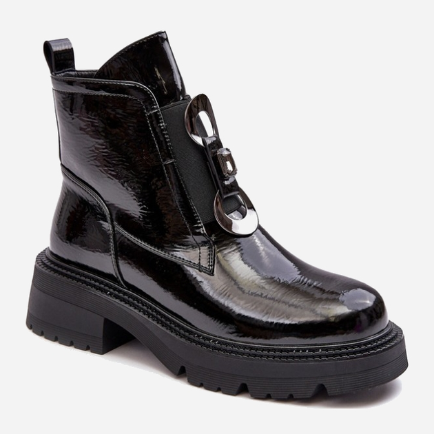 Жіночі черевики високі S.Barski MR870-53 40 Чорні (5905677937244) - зображення 2