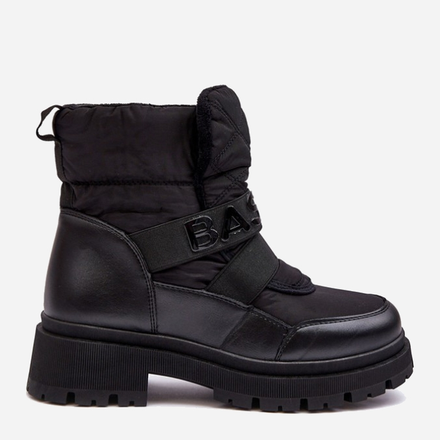 Жіночі зимові черевики високі Zeva 40 Чорні (5905677935806) - зображення 1