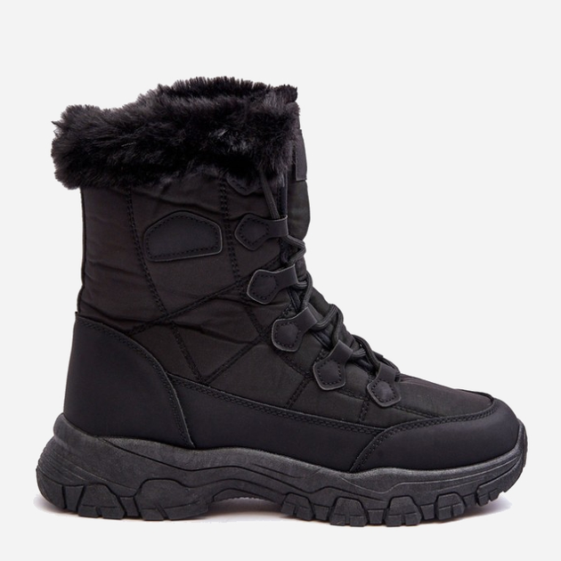 Жіночі зимові черевики високі Vittora 37 Чорні (5905677938234) - зображення 1