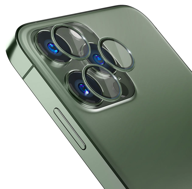 Szkło hartowane 3MK Lens Protection Pro na aparat iPhone 13 Pro/13 Pro Max z ramką montażową (5903108484046) - obraz 2