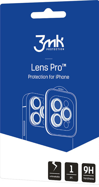 Захисне скло 3MK Lens Protection Pro для камери iPhone 15 з монтажною рамкою (5903108528641) - зображення 4