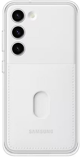 Etui plecki Samsung Frame Cover do Galaxy S23 White (8806094771244) - obraz 1