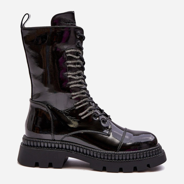 Жіночі зимові черевики високі S.Barski MR870-72 40 Черные (5905677936889) - зображення 1