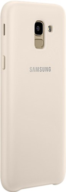 Etui plecki Samsung Dual Layer Cover do Galaxy J6 2018 Gold (8801643309589) - obraz 1
