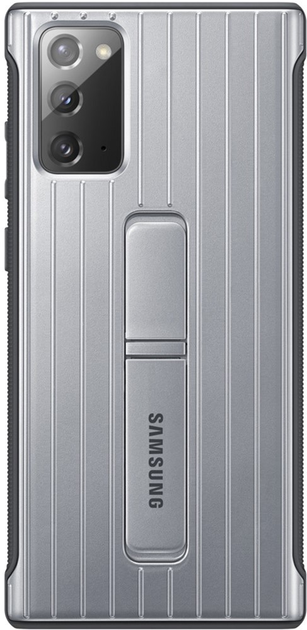 Etui plecki Samsung Protective Standing Cover do Galaxy Note 20 Silver (8806090560279) - obraz 1