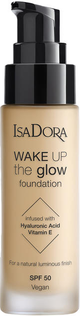 Podkład IsaDora Wake Up the Glow Foundation SPF 50 W3 Warm Light 30 ml (7317851143255) - obraz 1