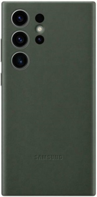 Etui plecki Samsung Leather Cover do Galaxy S23 Ultra Green (8806094770360) - obraz 1