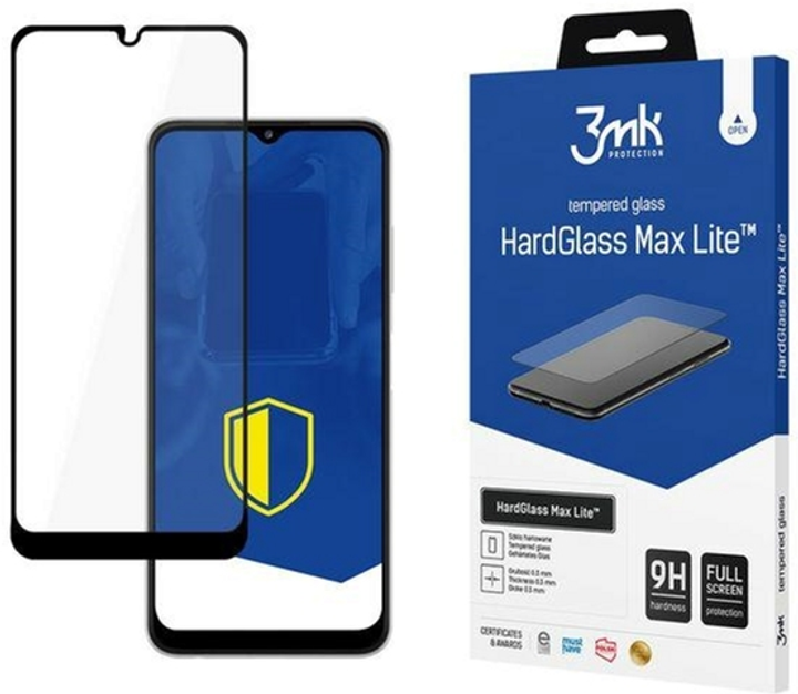 Szkło hartowane 3MK HardGlass Max Lite do Samsung Galaxy A22 5G (5903108407489) - obraz 1