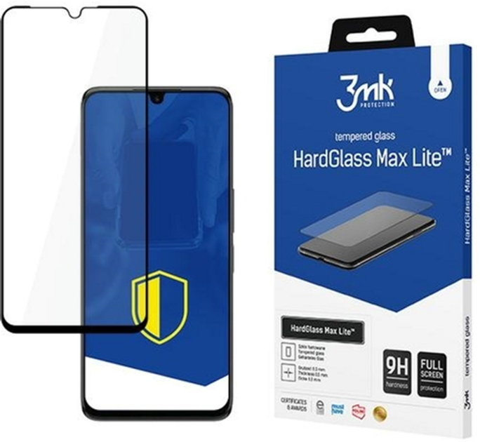 Szkło hartowane 3MK HardGlass Max Lite do TCL 30 Plus (5903108474658) - obraz 1