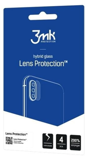 Zestaw szkieł hartowanych 3MK Lens Protection na aparat Doogee S41 Pro 4 szt (5903108499354) - obraz 1