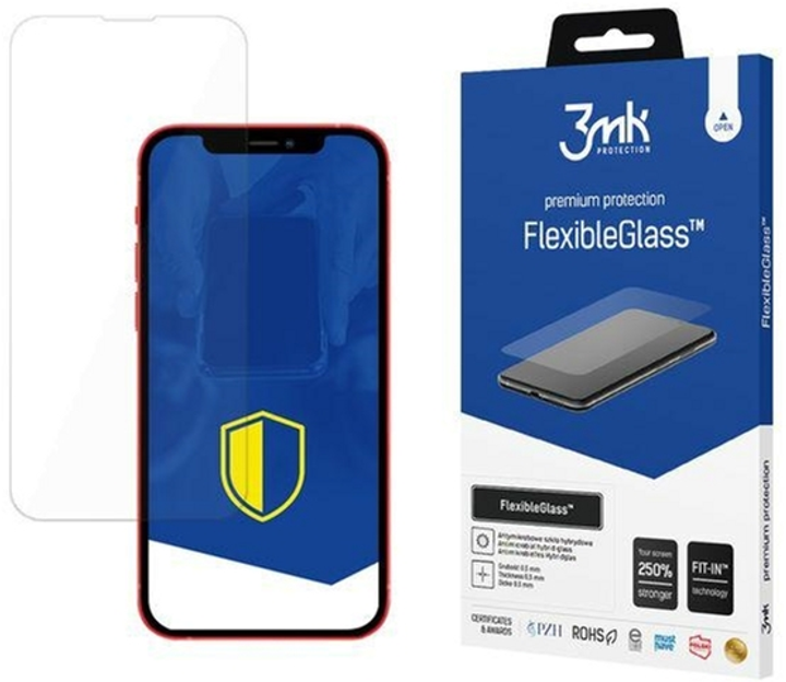 Захисне скло 3MK FlexibleGlass для Apple iPhone 13 mini (5903108412520) - зображення 1