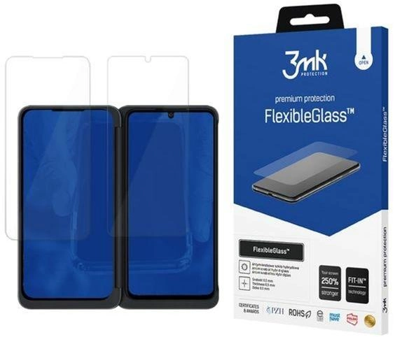 Szkło hybrydowe 3MK FlexibleGlass do LG G8X (5903108244084) - obraz 1