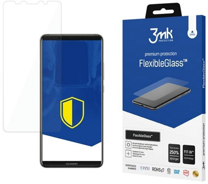 Захисне скло 3MK FlexibleGlass для Huawei Mate 10 Pro (5903108000413) - зображення 1