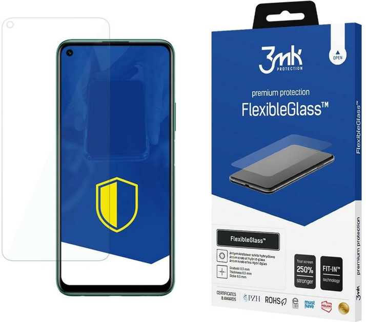 Захисне скло 3MK FlexibleGlass для Huawei P40 Lite 5G (5903108298315) - зображення 1