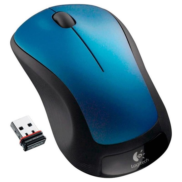Мышь беспроводная Logitech M310 (910-005248) Blue USB – фото, отзывы ...