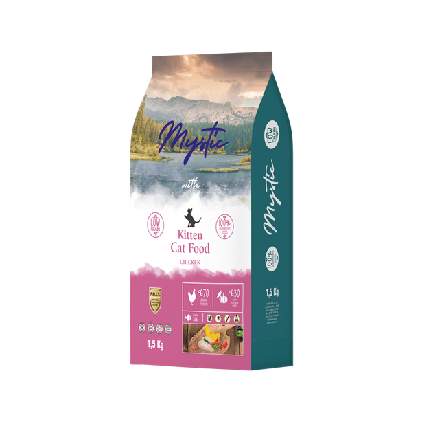 Сухий Корм Mystic Беззерновий для кошенят з Куркою 1,5 кг от продавца ...